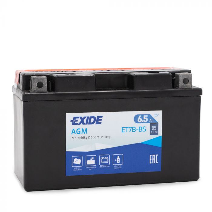 BATERIA EXIDE 12V / 6.5AH C10 150X65X93